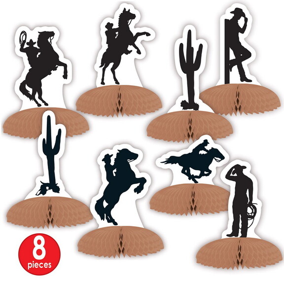 Beistle 53806 Western Silhouette Mini Centerpieces...