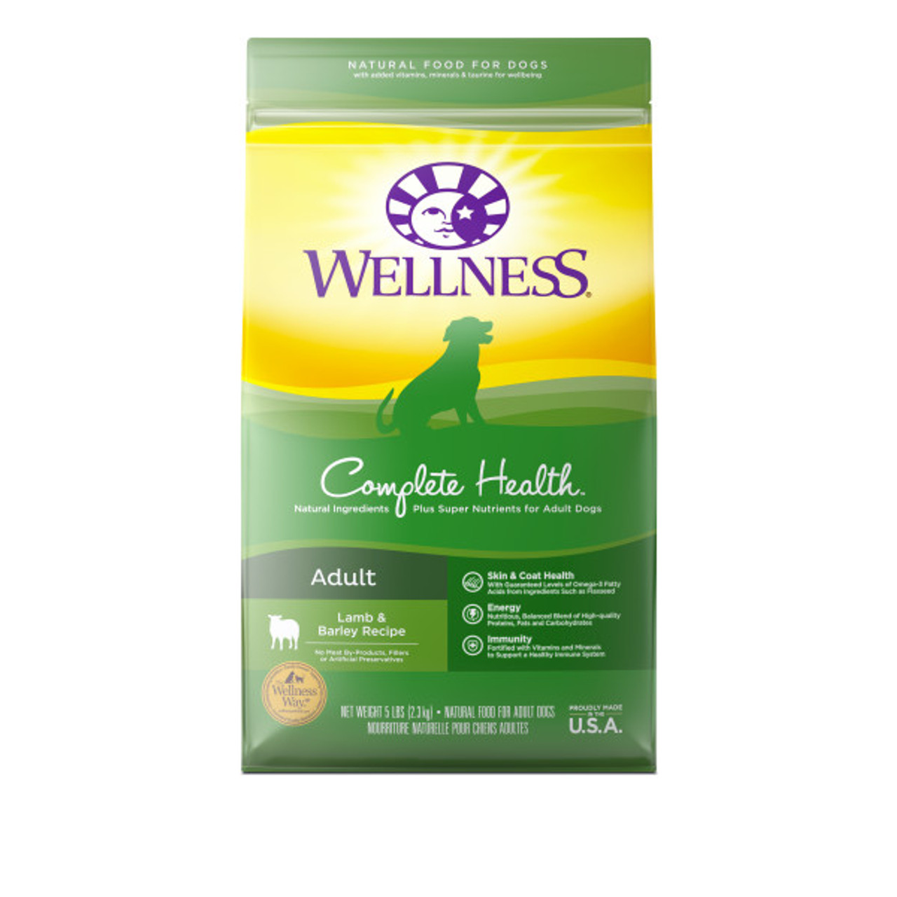 Wellness Complete Health Lamb and Barley Dog Food 6 Lb.