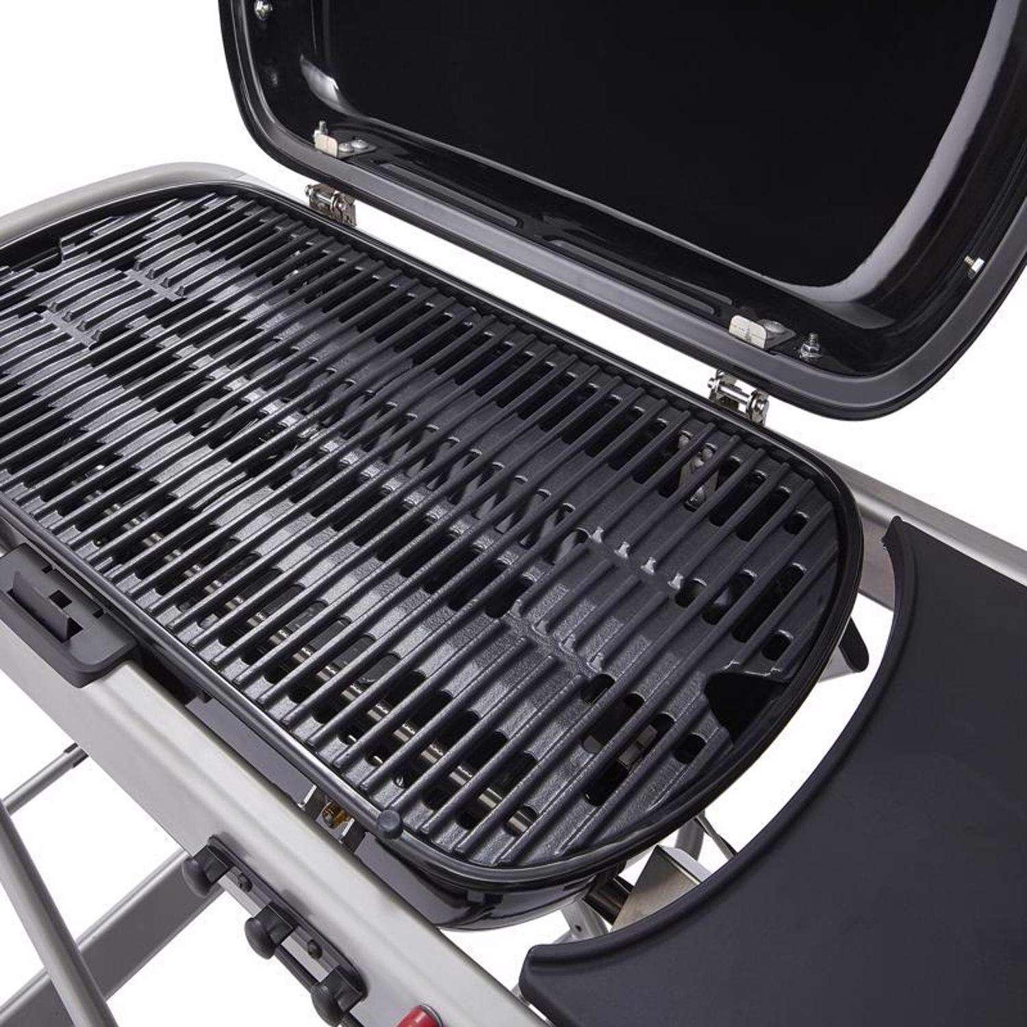 Weber Traveler 1 Burner Liquid Propane Portable Grill Black