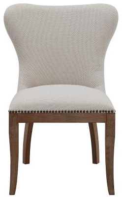 Dorsey Fabric Chair  (Set of 2)   Transitional   Dining Chairs   by VirVentures  Houzz