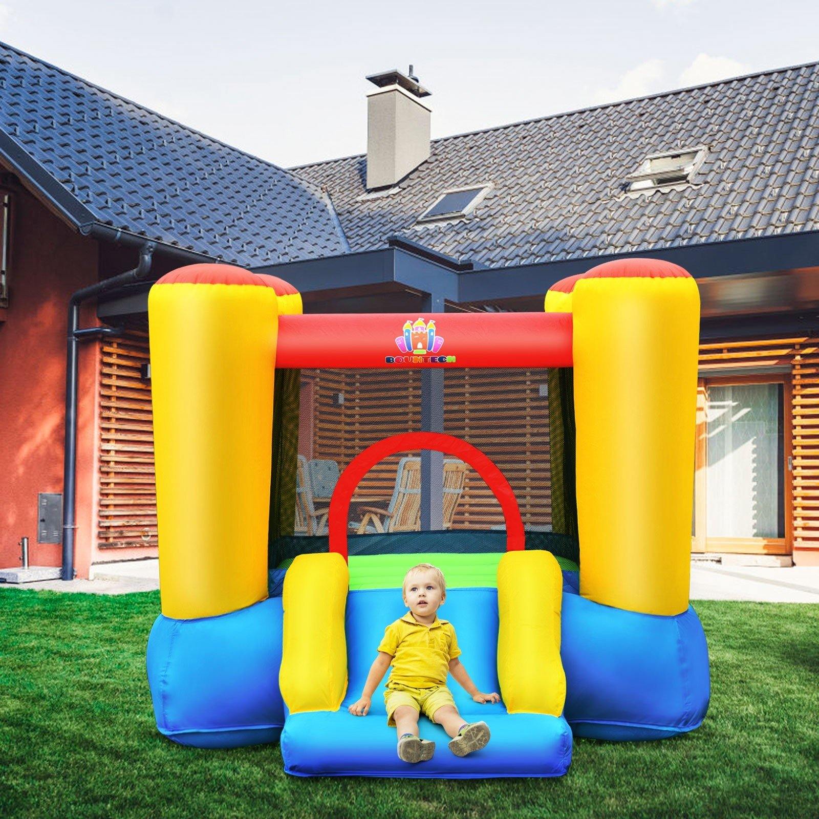 BOUNTECH Inflatable Bounce House, Kids Jump 'n Slide Bouncer with Jumping Area