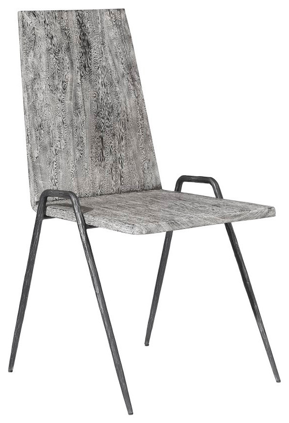 Forged Leg Dining Chair  Metal   Industrial   Dining Chairs   by Phillips Collection  Houzz