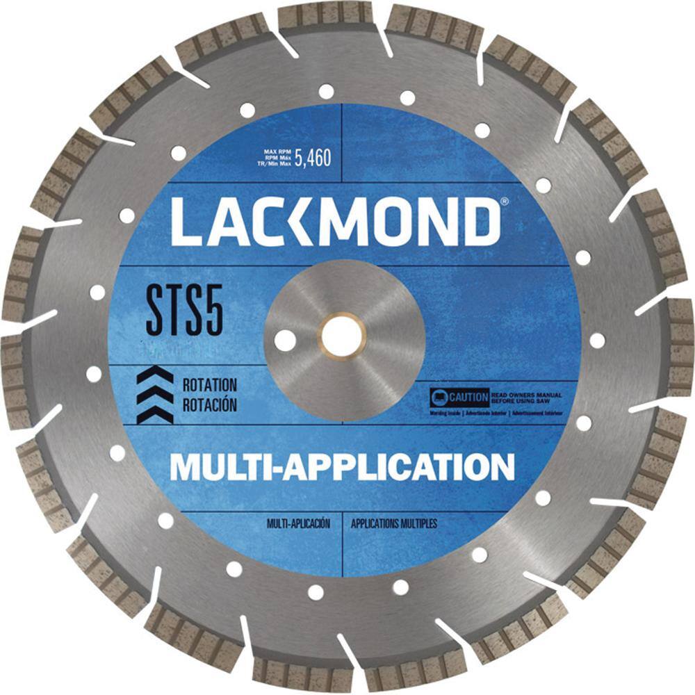 Lackmond Multi-Application STS5 Series Segmented Turbo Diamond Blade STS5301871