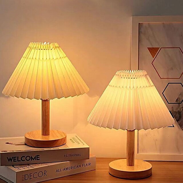 Table Lamp / Reading Light / Bedside lamps Multi-shade / LED / Ambient Lamps Artistic / Traditional / Classic For Bedroom / Shops / Cafes Wood 85-265V Red