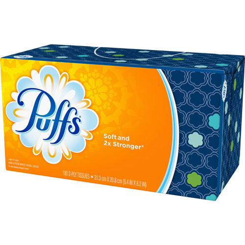 Procter and Gamble Puffs Basic Facial Tissue - 1 Ply - 8.50