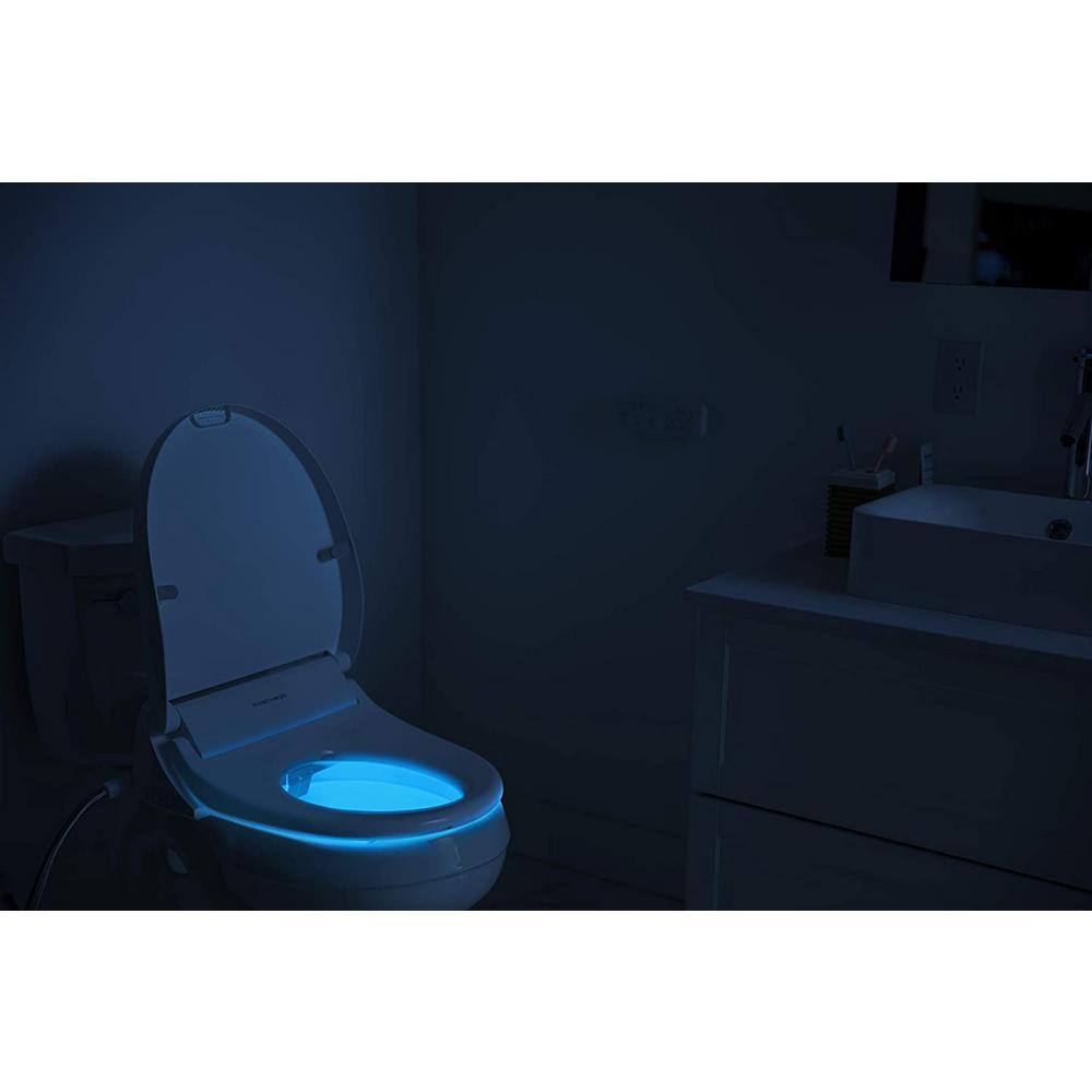 Coway Bidetmega 400 Electric Bidet Seat for Elongated Toilets in White BIDETMEGA 400E