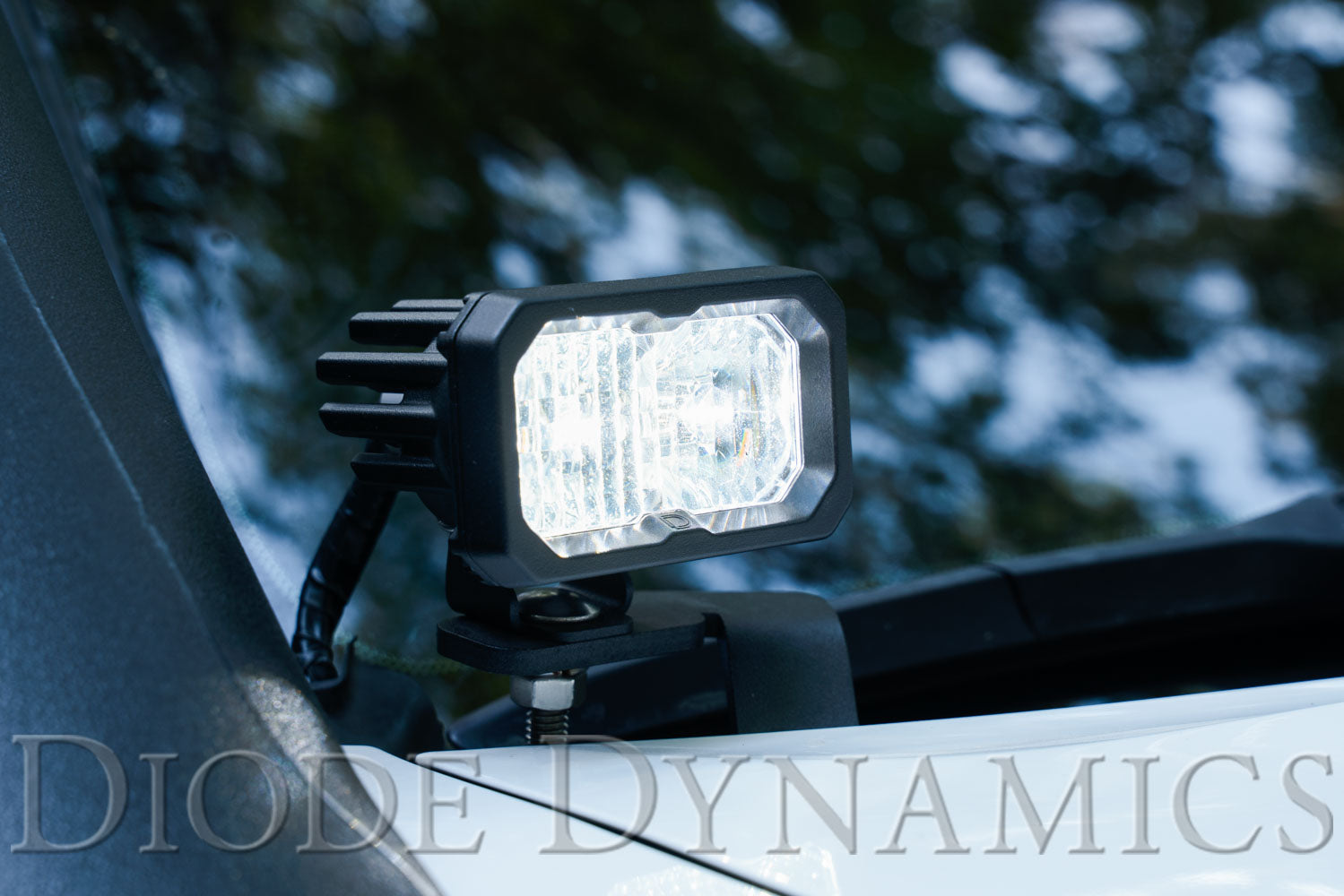 Diode Dynamics 2016-2021 Fits Toyota Tacoma Stage Series 2in Sport Yellow Combo LED Ditch Light Kit DD6377