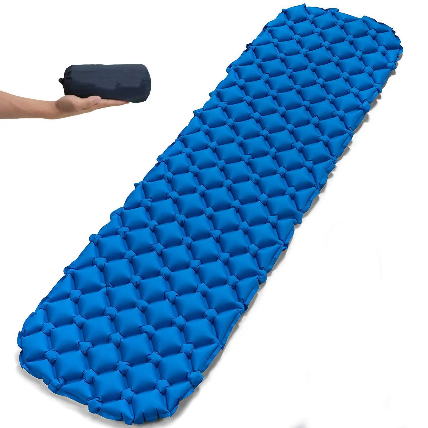 inflatable ultralight sleeping pad 20D nylon 40D TPU self inflating air mattress camping lightweight sleeping mat