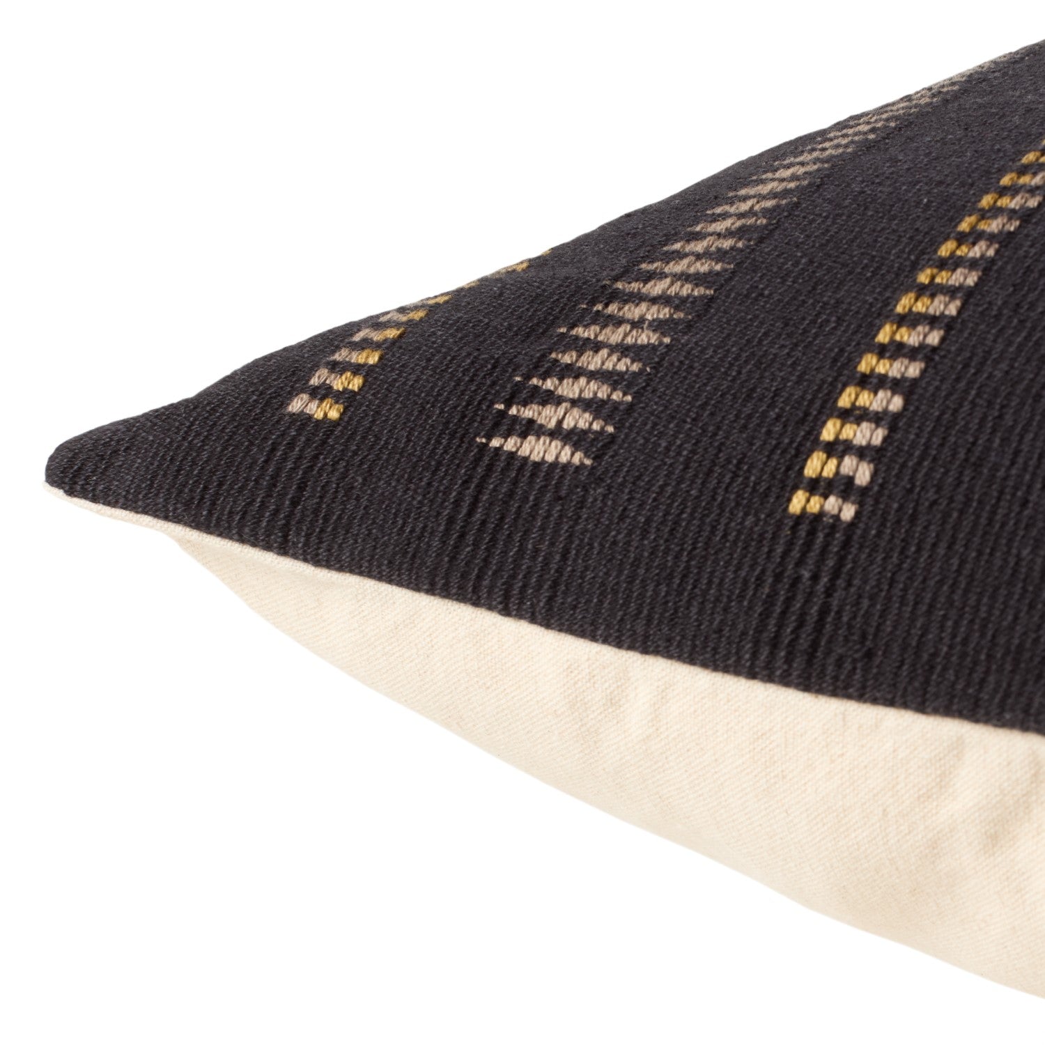 Nagaland Dzukou Black & Taupe Pillow