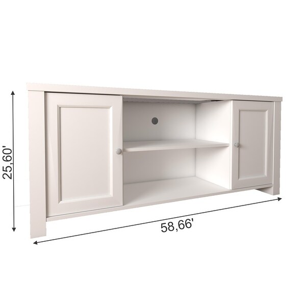 Oasis 58.6 in. TV Stand Fits TV's up to 65 in. with Double Doors