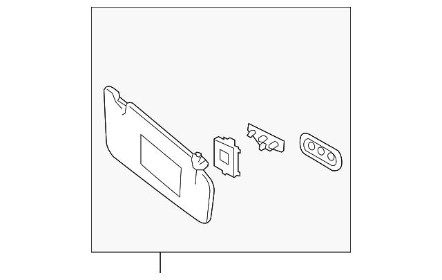 Genuine OE Subaru Sun-Visor - 92019XA010EU