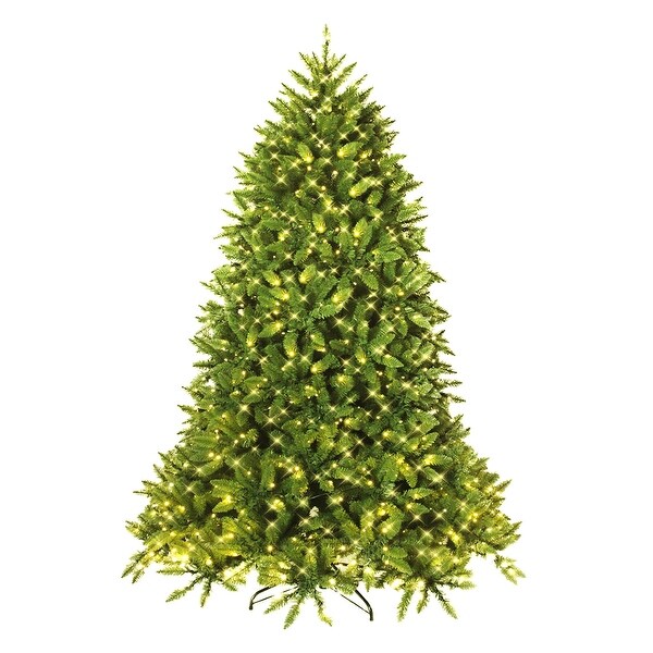 PreLit Christmas Tree Premium Hinged Artificial Fir Tree