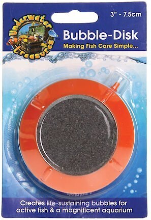 Underwater Treasures Bubble Disk Aquarium Pump