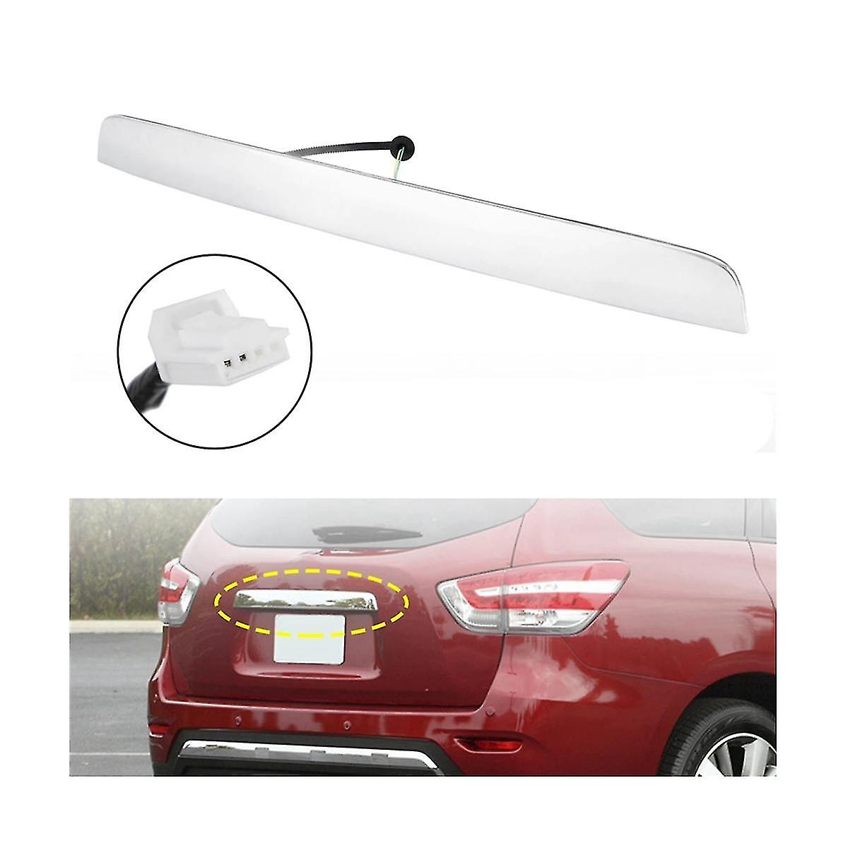 Rear Lift Gate Chrome Handle Trim Moulding For 2013-2019 90810-9pg2d 90810-3kg0a Boot Trunk Lid Han