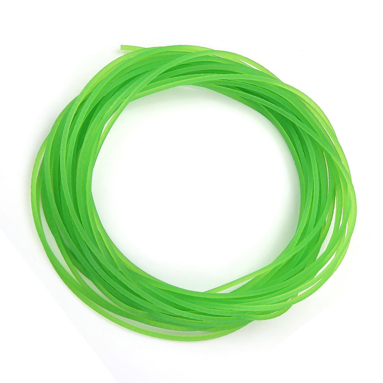 Green Rough Surface Pu Polyurethane Round Belt For Drive Transmission(2mm*10m)