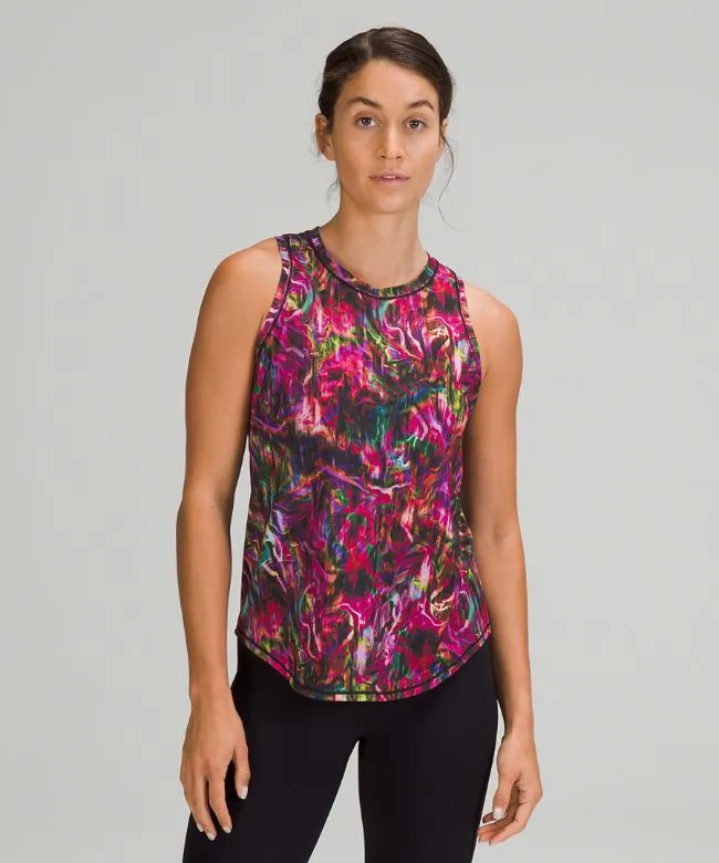 High Neck Running and Training Tank Top