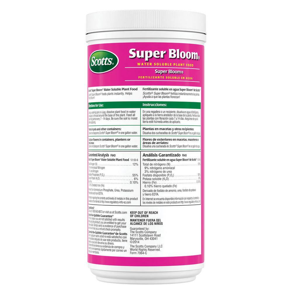 Scotts 2 lbs. Super Bloom Water Soluble Plant Food 110500