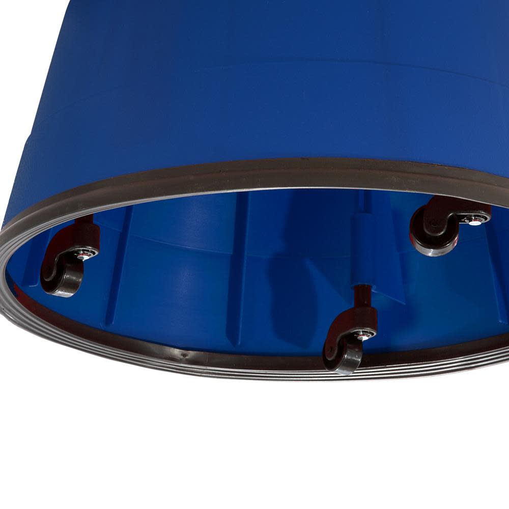 2-Step 300-lb Load Capacity Blue Plastic Step Stool