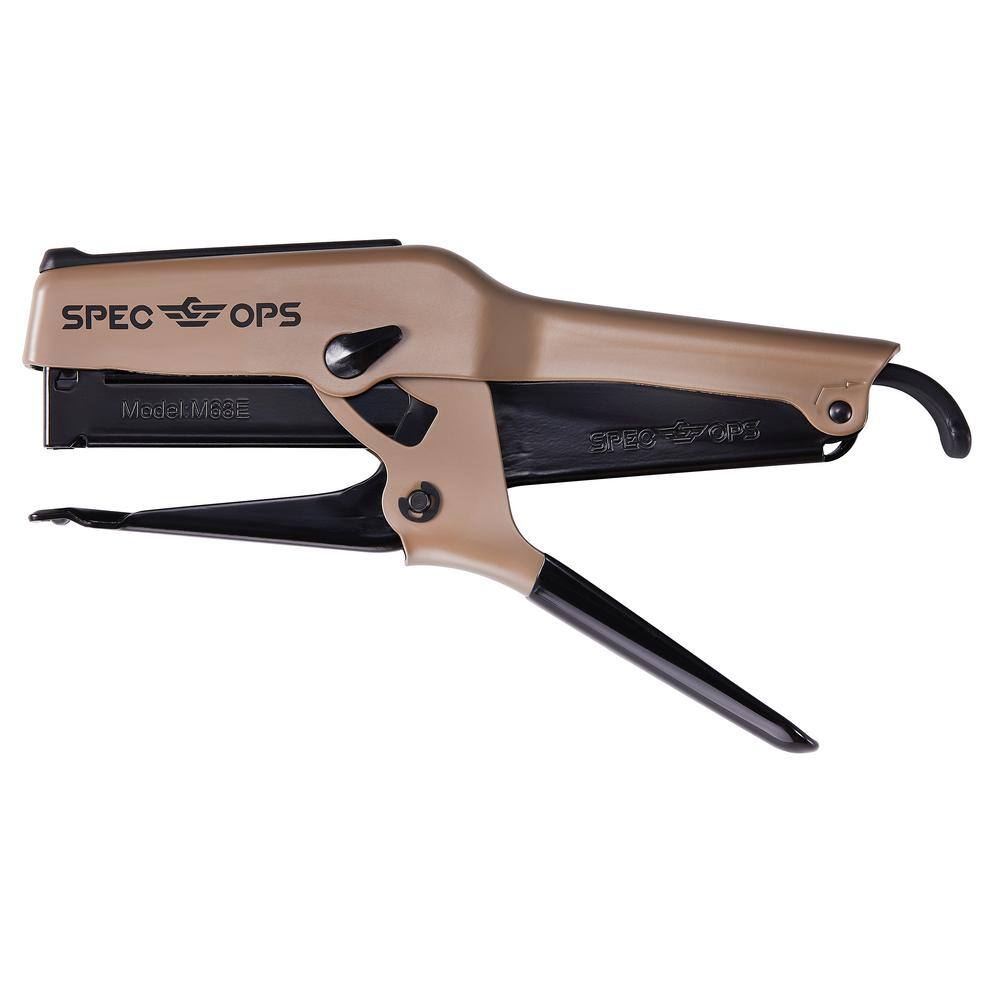 SPEC OPS Elite Duty Packaging Plier Stapler 716 Crown 14 in. - 38 in. Leg Length Staples M68E