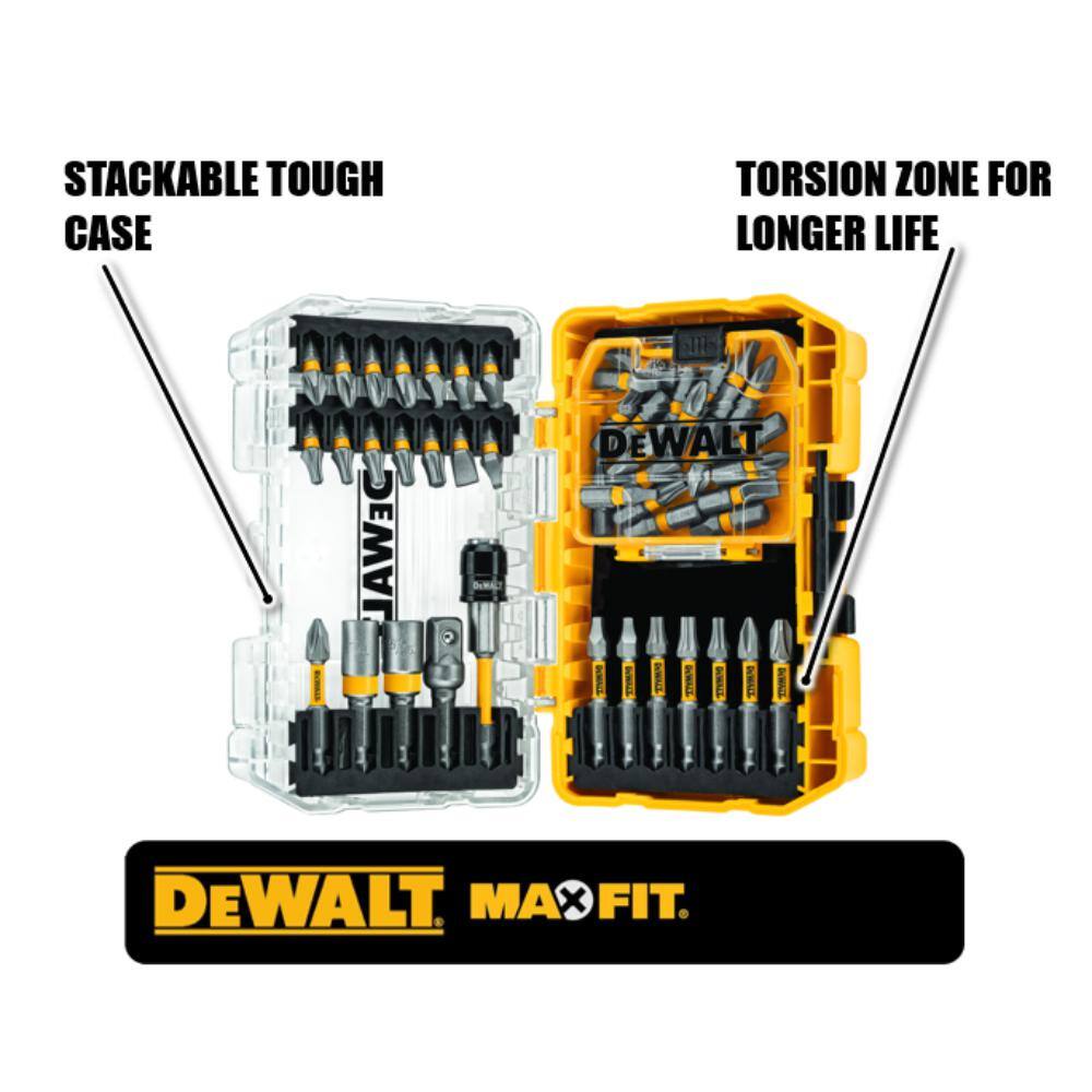 DW MAXFIT Screwdriving Drill Bit Set (50-Piece) DWAMF50