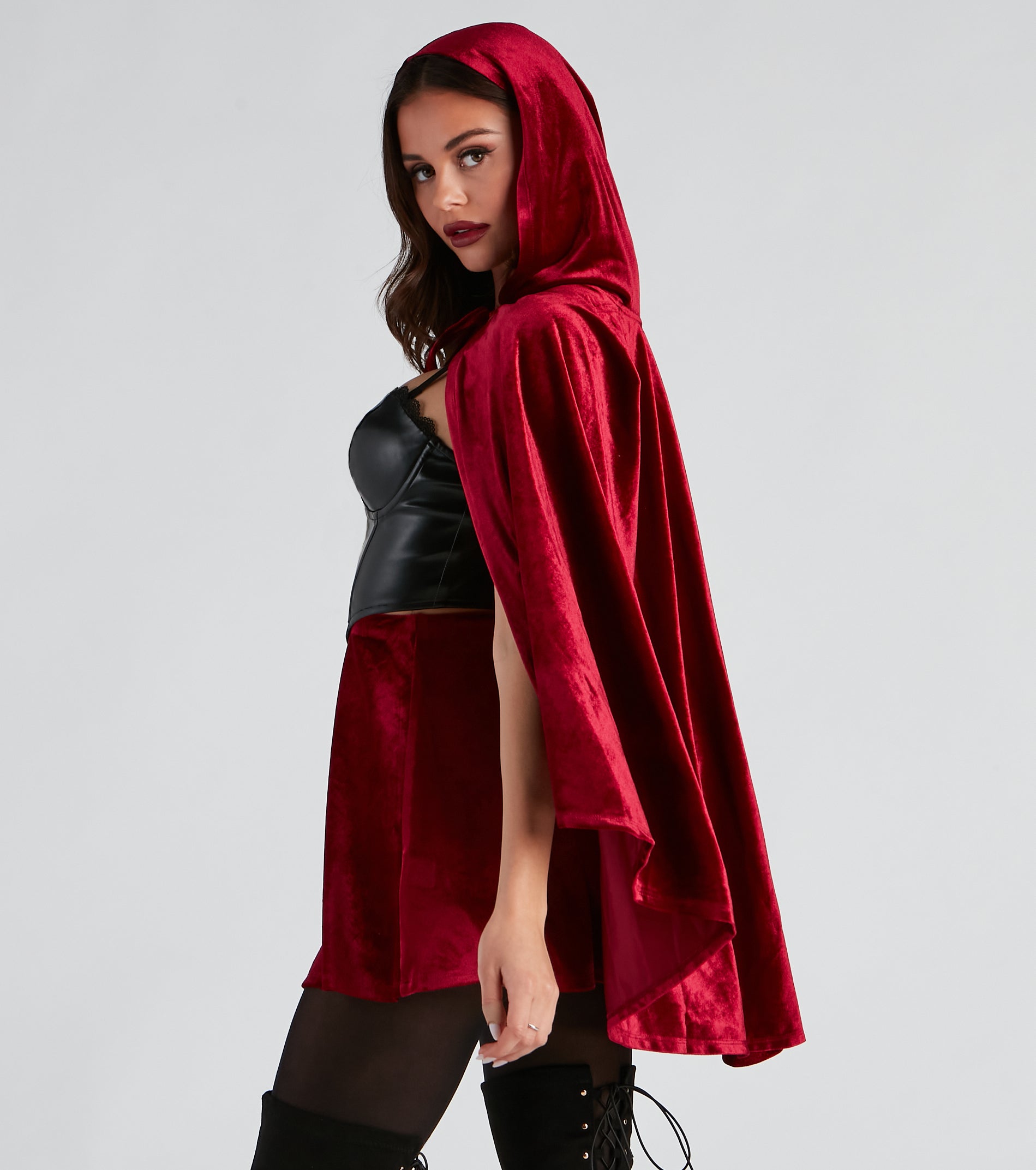 Lil Red Velvet Halloween Cape