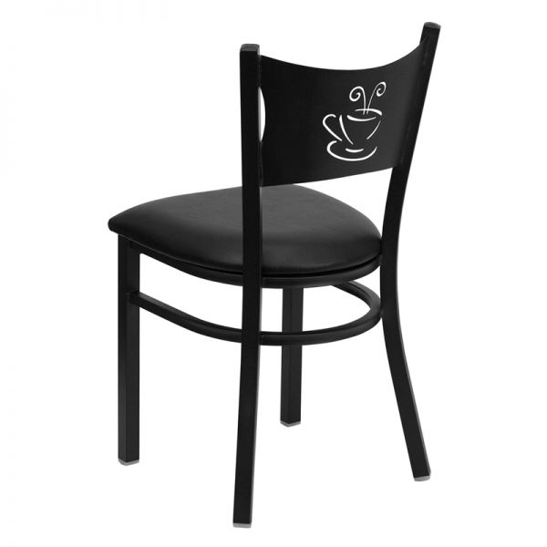 Flash Furniture Coffee Back Metal Restaurant Chair