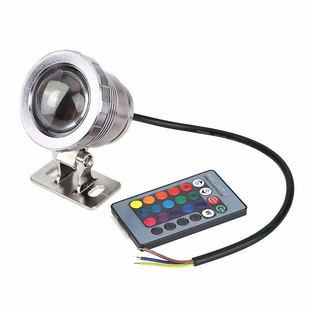 Waterproof Rgb Led Flood Light Underwater Fountain Pool Pond Aquarium Spotlight Bulb Lamp Outdoor Garden Ac Dc 12v 110v 220v 15w