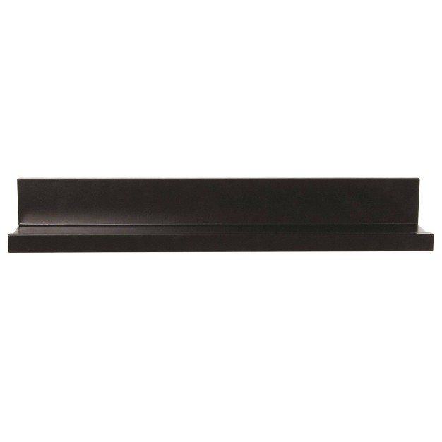 X 4 5 quot Picture Ledge Wall Shelf Black Inplace