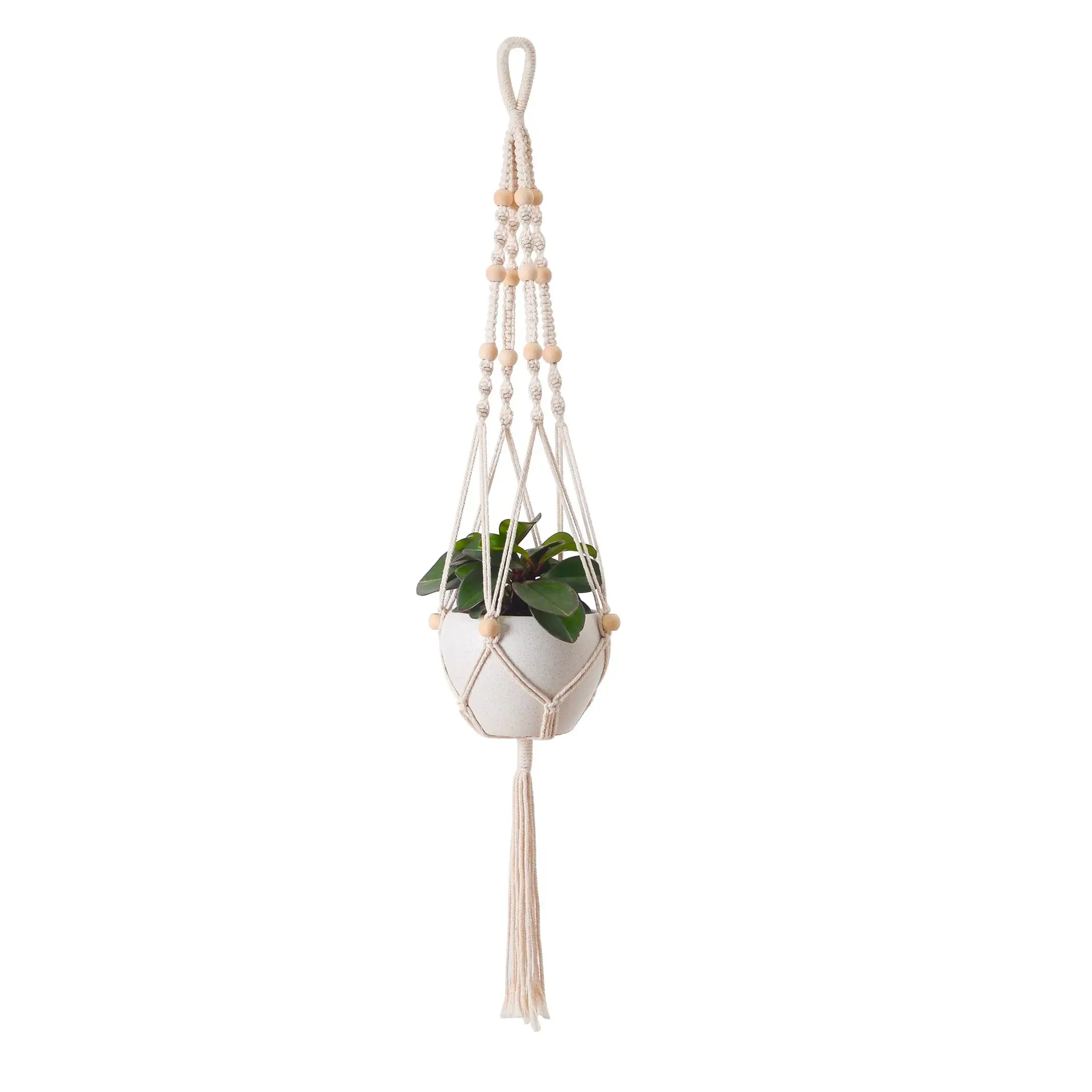 Handmade Hanging Macrame Plant Hanger Flower Pot Hanger For Wall Decoration Garden Home Decoration