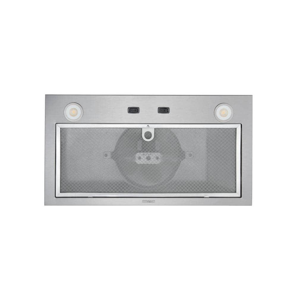 BroanNuTone 21 in 300 Max Blower CFM Powerpack Insert for Custom Range Hood with LED Light in Stainless Steel