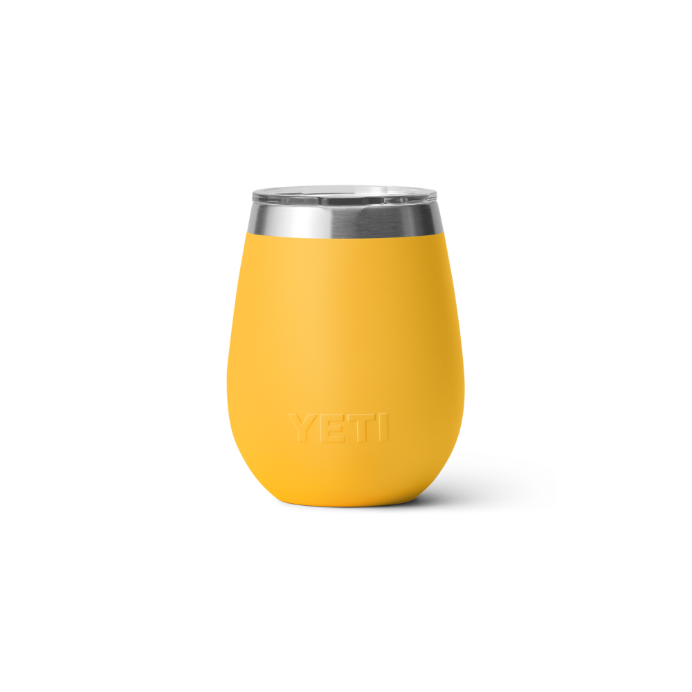 Yeti Rambler 10oz Wine Tumbler with Magslider Lid Alpine Yellow