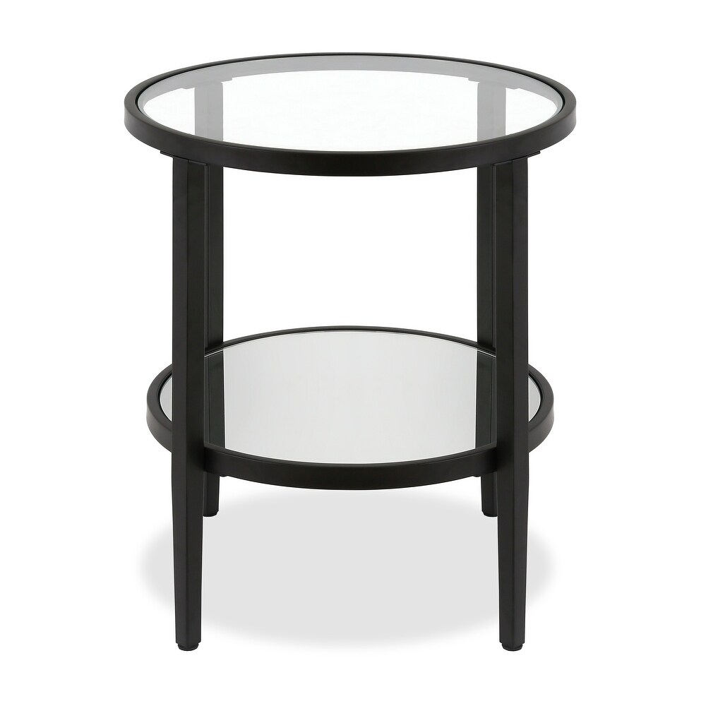 Silver Orchid Carol Mirrored Side Table