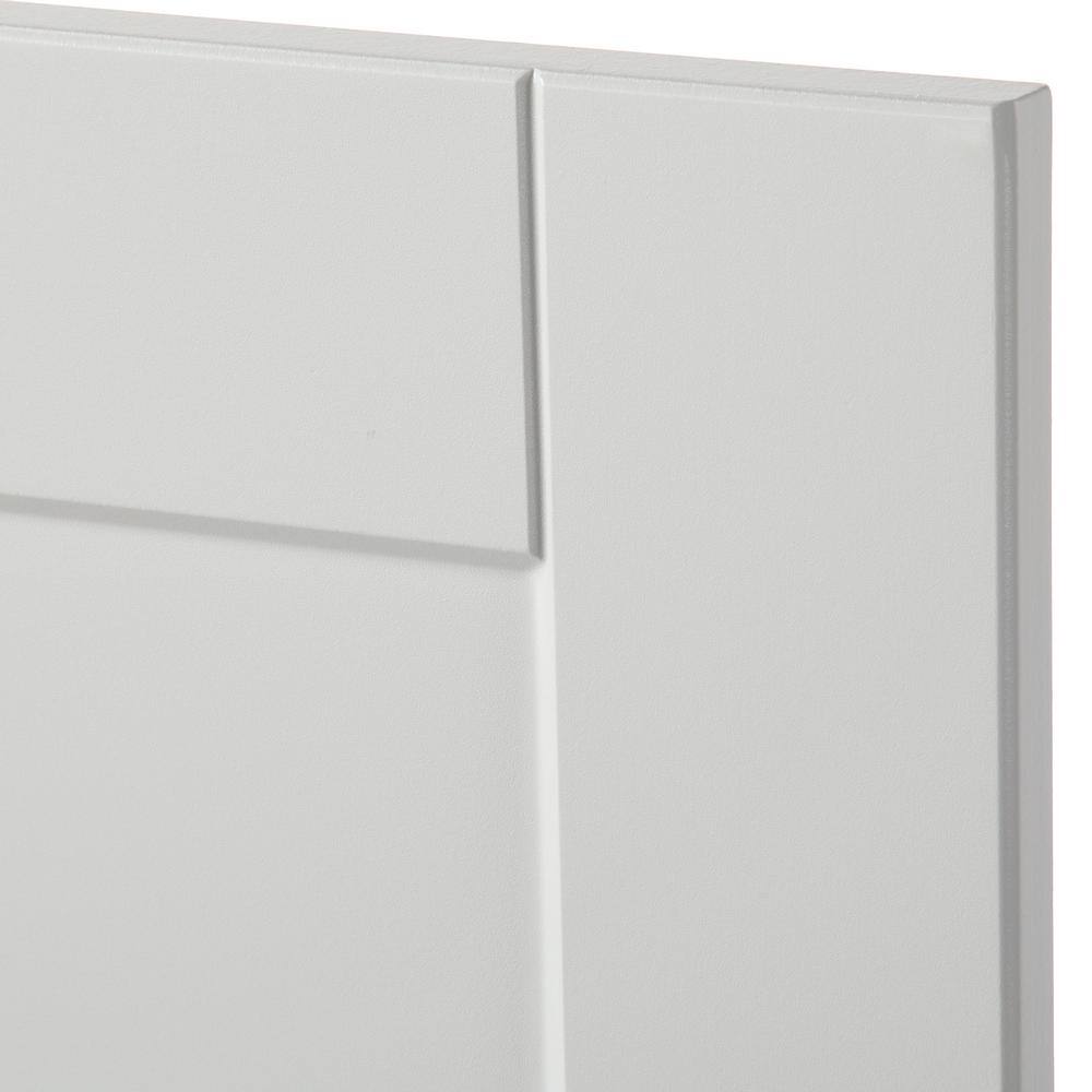 Hampton Bay Shaker 23 in. W x 29.50 in. H Base Cabinet Decorative End Panel in Dove Gray KAEP2430-SDV