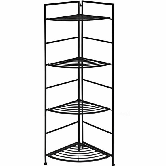 Costway 69123085 4 Tier Folding Metal Shelf Plant ...