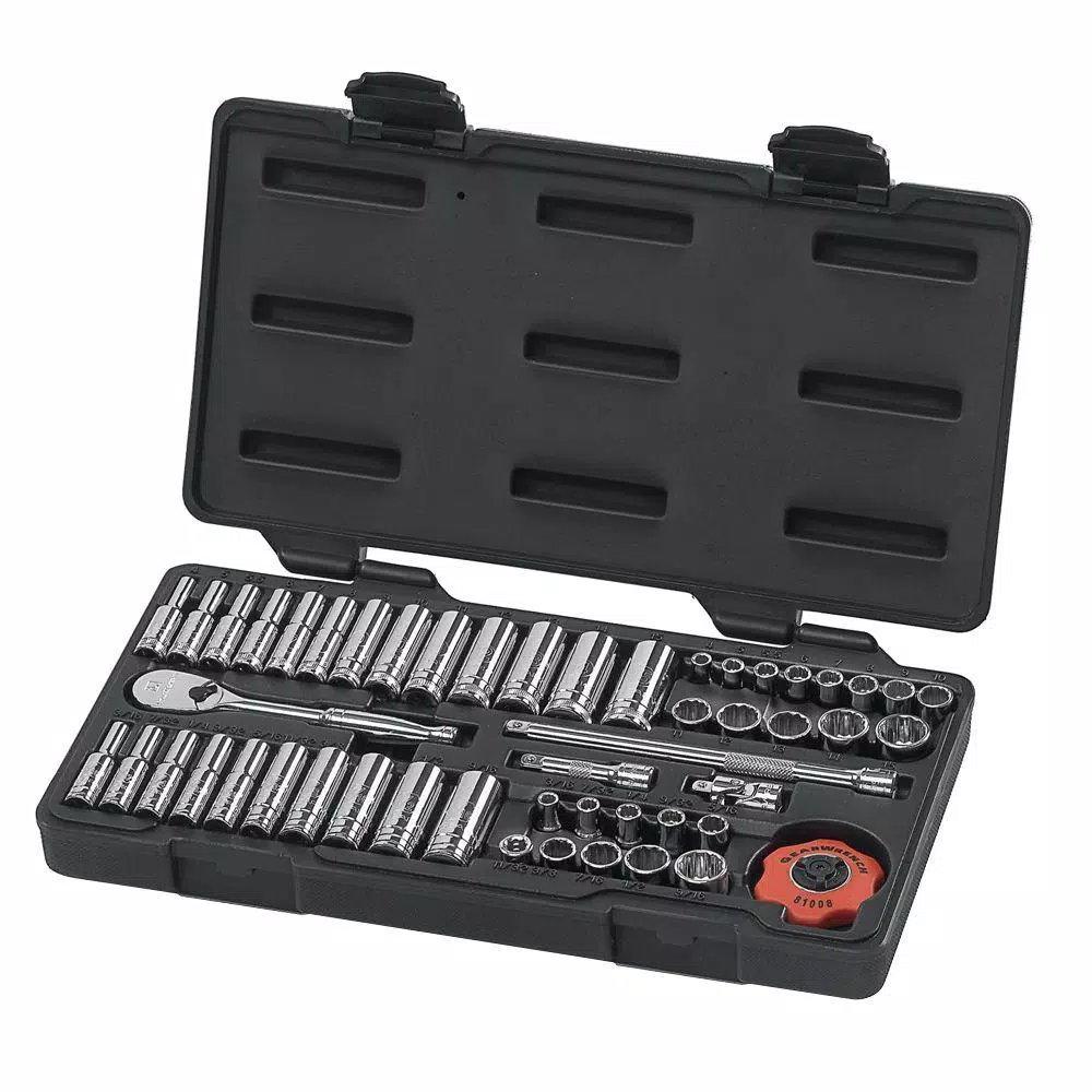 GEARWRENCH 1/4 in. Drive 12-Point Ratchet and Socket Set (51-Piece) and#8211; XDC Depot