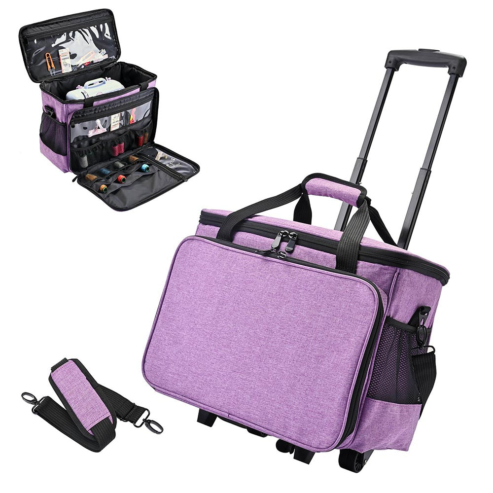 Yescom Rolling Sewing Machine Tote Trolley on Wheels