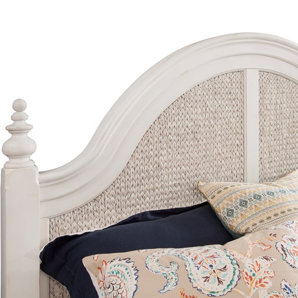 Roanoke Dove White Woven Seagrass Headboard by Greyson Living - - 33396072