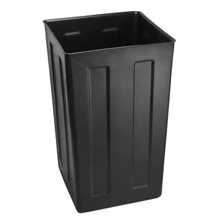 Alpine Industries 40 Gal. All-Weather Outdoor Commercial Trash Can with Lid 471-40-SIL