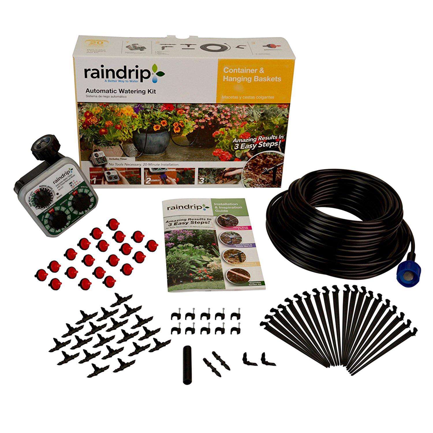 Raindrip Drip Irrigation Plant Watering Kit