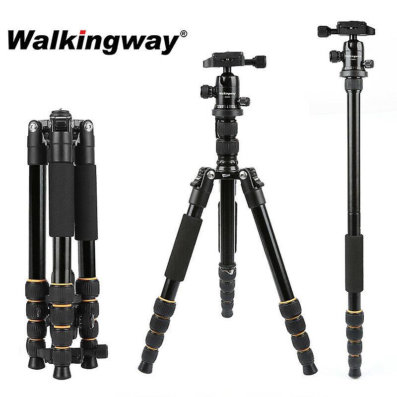 Q666 Camera Tripod Stand Pro Travel Lightweight Monopod With Ball Head For Dslr