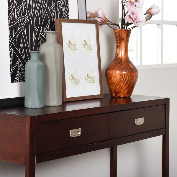 Homy Casa American Traditional Solid Wood Storage Console Table