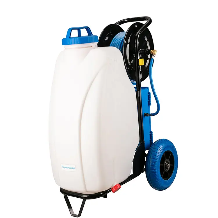 High Quality 45L Agricultural Rechargeable Battery Sprayer Electric Trolley Sprayer With Wheels electric sprayer