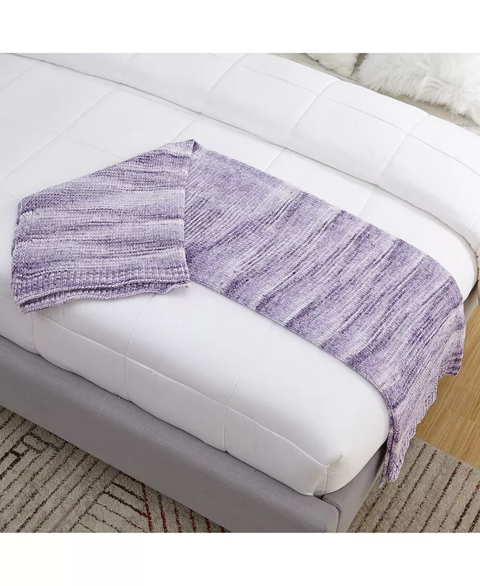 Cozy Tyme Darryl Knit Throw Blanket 50x60