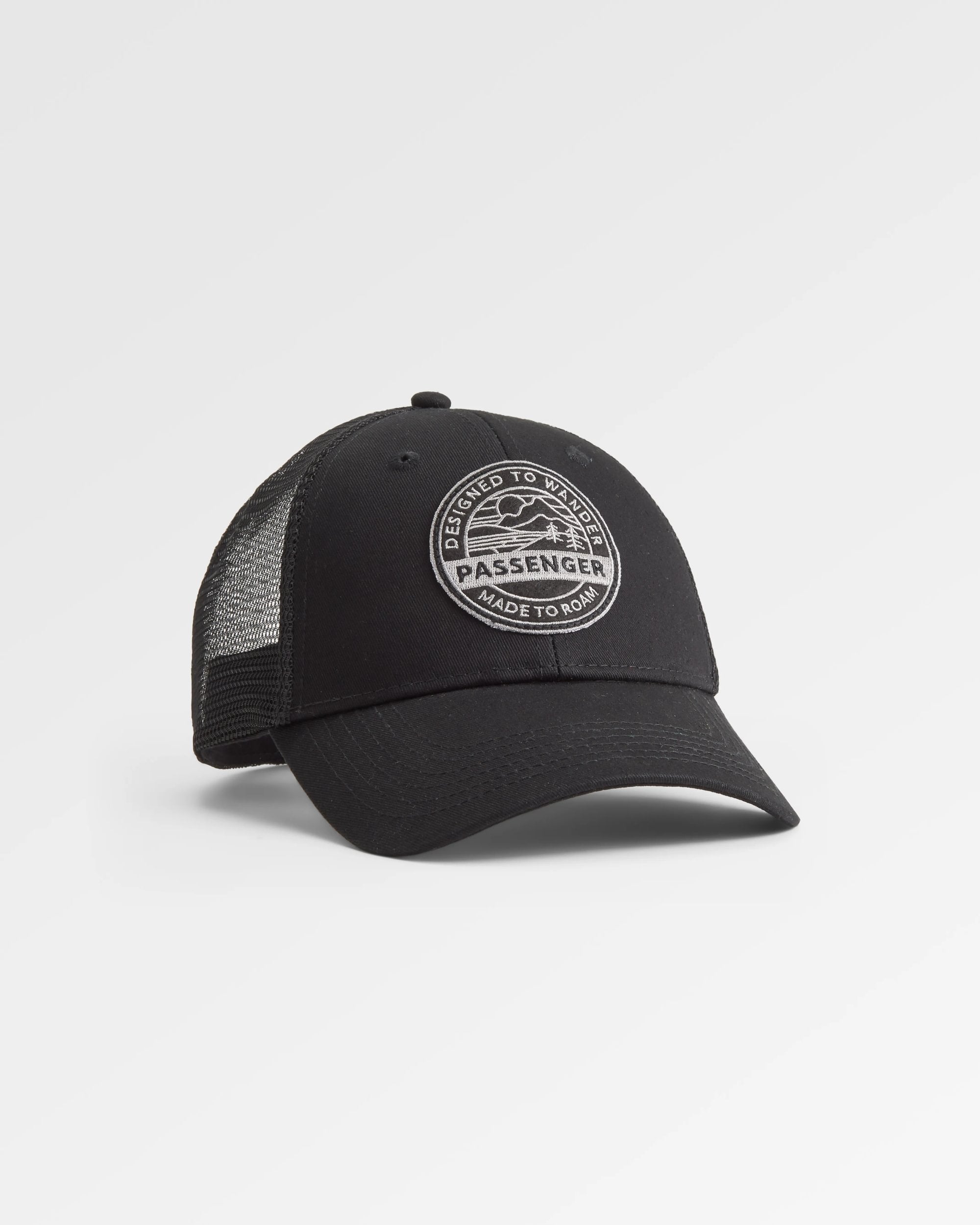 Odyssey Mesh Snapback Cap - Black