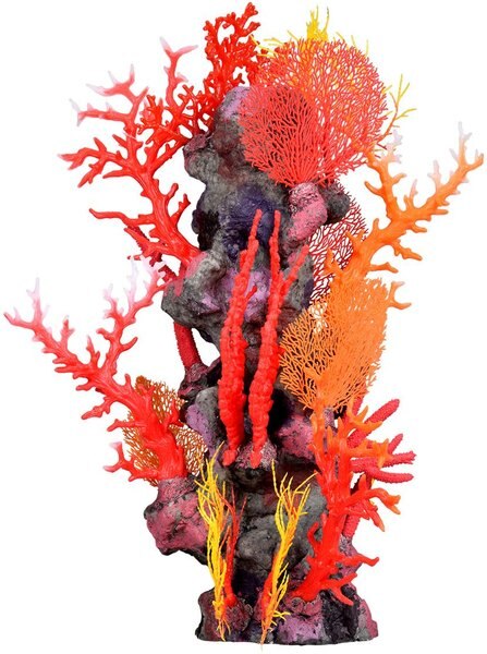 Underwater Treasures Coral Reef Pillar Fish Ornament