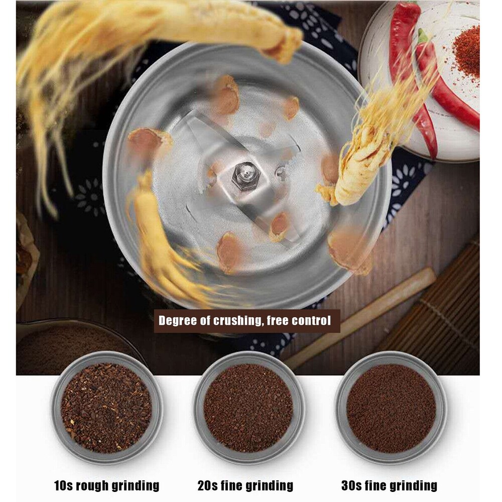 150W Electric Coffee Bean Grain Grinder Grain Mill Machine