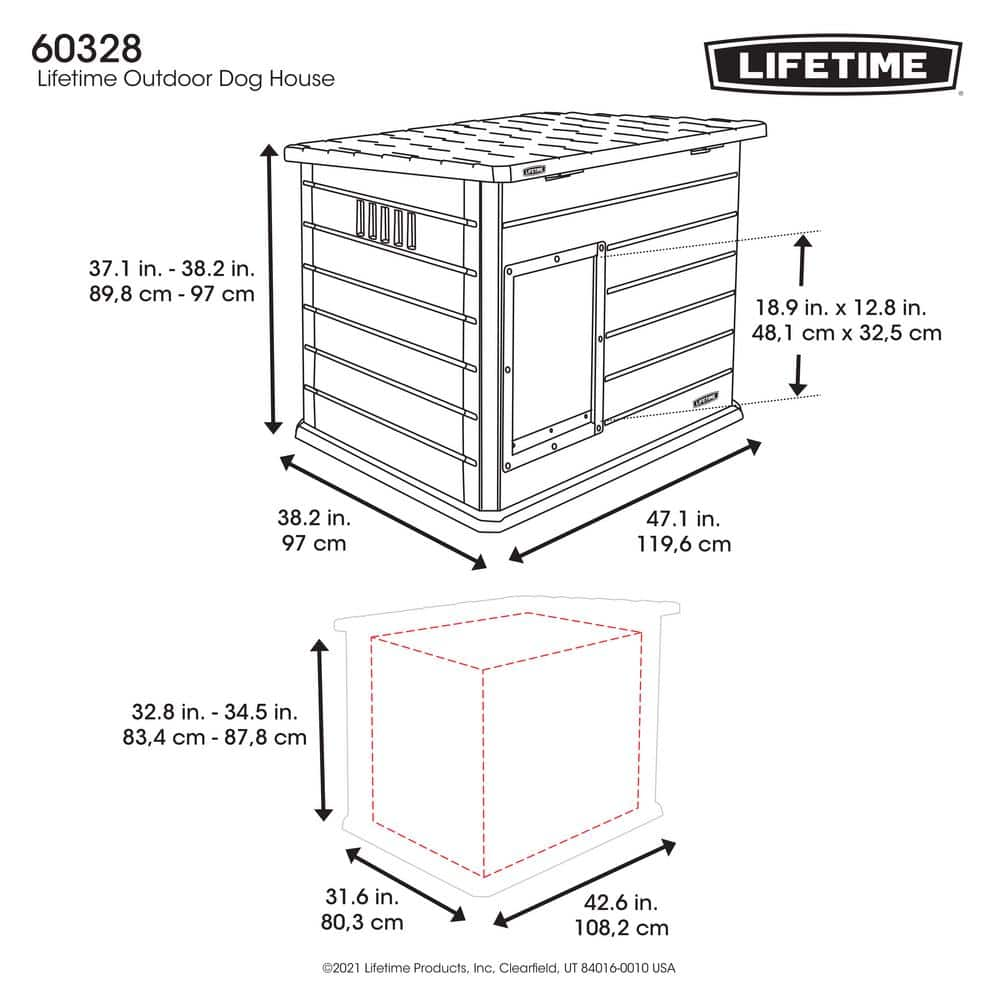 Lifetime Large Deluxe Dog House 60328