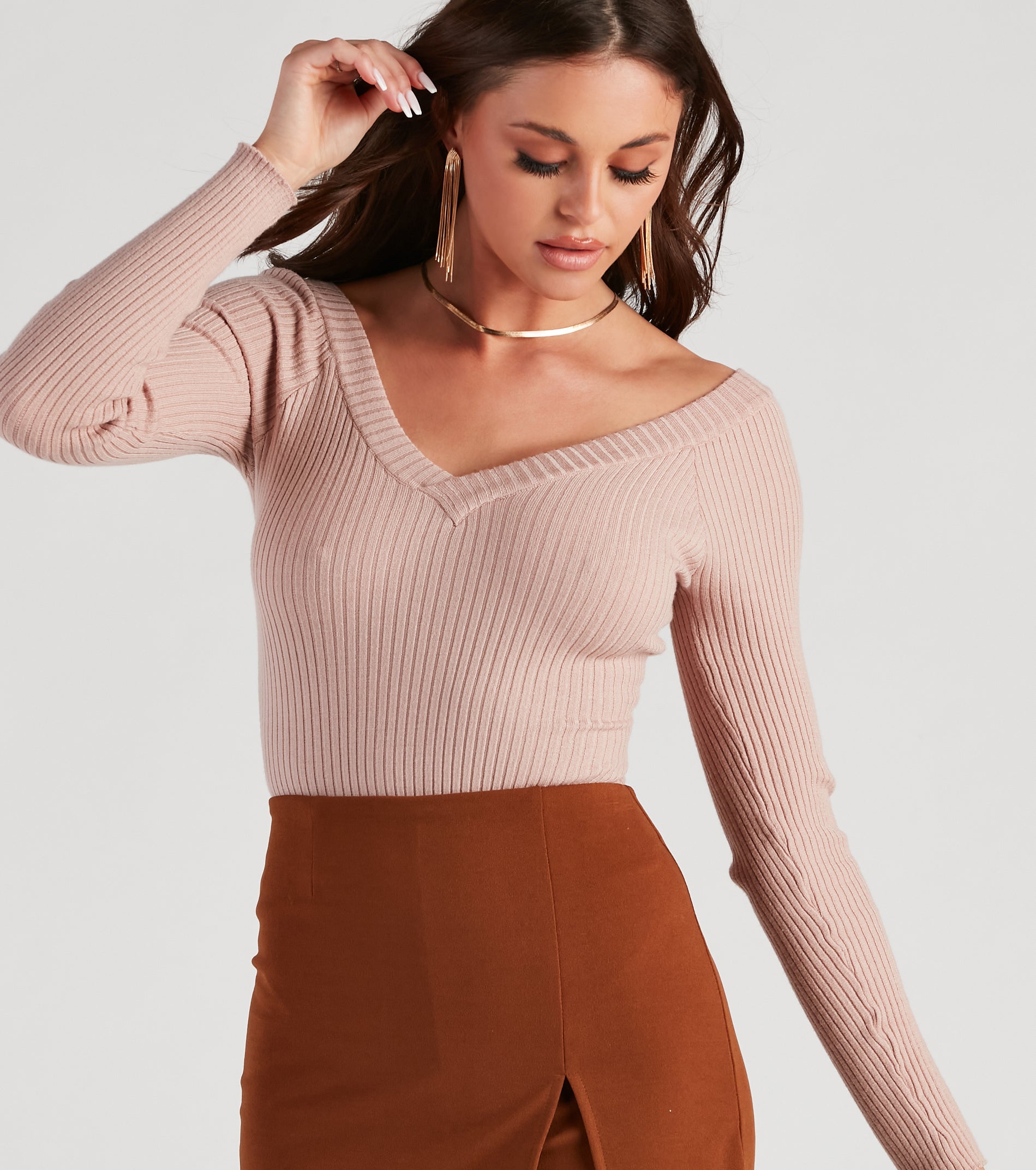 Basic Must-Have Ribbed Knit Bodysuit