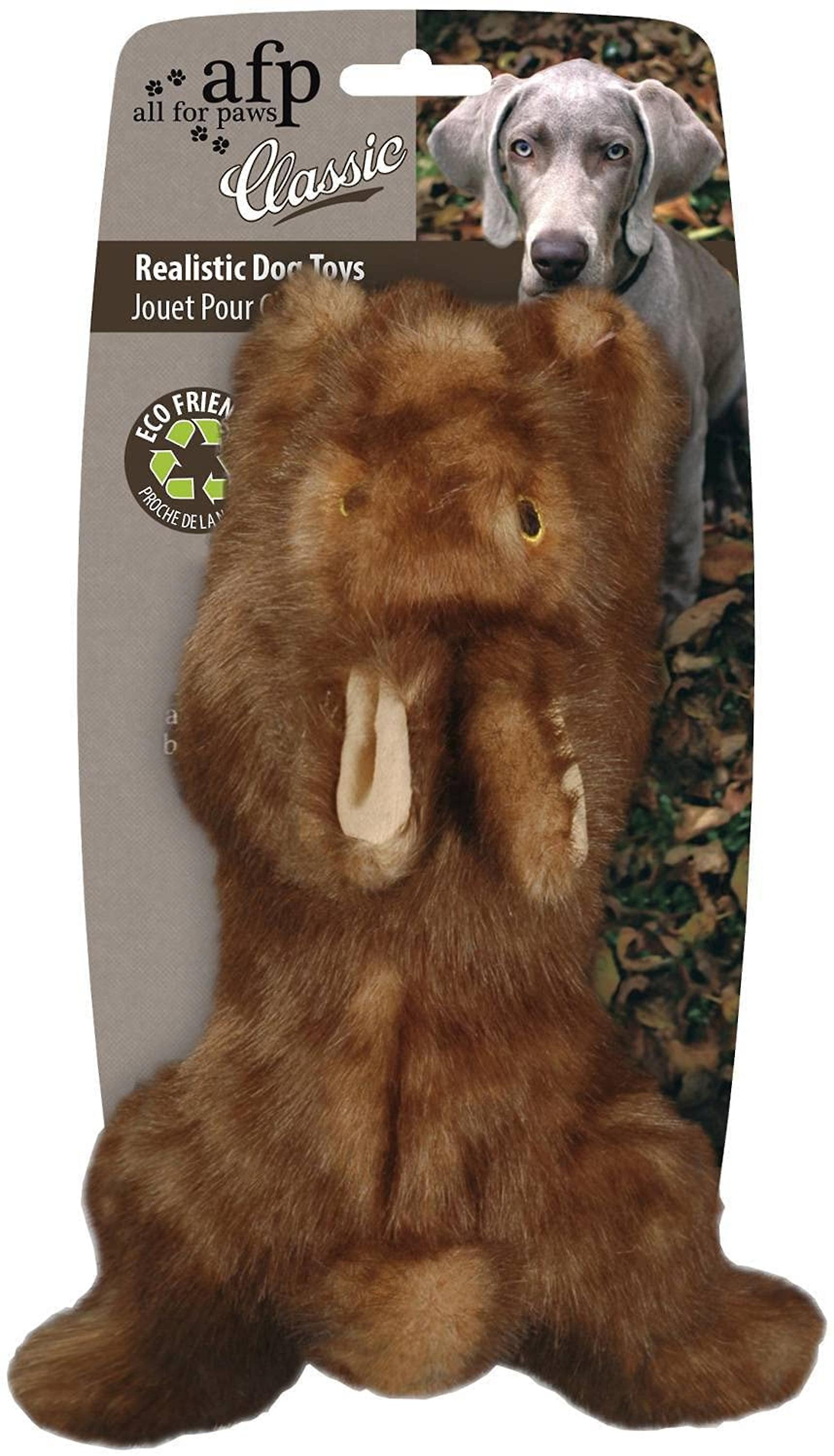 All For Paws Classic Brown Rabbit Large Dog Toy