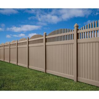 Fence Armor 5 in. L x 5 in. W x 14 ft. H Clay Fence Post Guard for Wood or Vinyl FA5x5VSNDMB